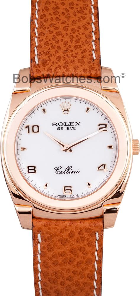 rolex cellini 18k solid rose white gold dress watch|vintage rolex cellini 18k.